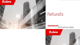 Sabre Ticket Refund [upl. by Sucram]