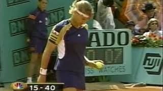 1999 RG Final S Graf vs M Hingis 1 2set 1 [upl. by Zetrom75]