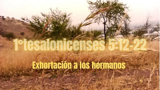 Exhortación a los hermanos 1°tesalonicenses 51222 Predica [upl. by Aynam]