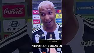 DEYVERSON quotSoy un poco como los argentinos me gusta la catimbaquot  LIBERTADORES 2024 [upl. by Netnert]