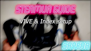 SteamVR Guide VIVE and Index Setup [upl. by Skelton542]