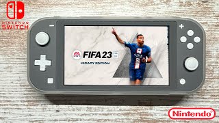 Fifa 23 Nintendo Switch Lite Gameplay [upl. by Gebhardt]