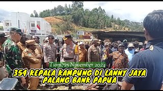 PJ Bupati Lanny Jaya temui masa Pemalangan kantor bank Papua oleh 345 kepala kampung‼️ [upl. by Nauqal]