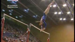 Elizabeth Tweddle Uneven Bar EM 08 ClermontFerrand [upl. by Georgiana]