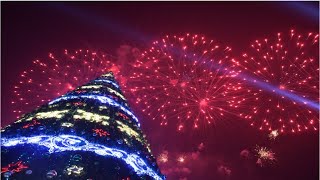 🔴 2024 KYRGYZSTAN BISHKEK NEW YEAR FIREWORKS AND COUNTDOWN [upl. by Egres335]