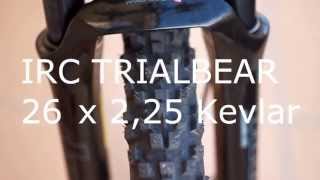 IRC Trailbear 26 x 225 Kevlar Bike Tyres [upl. by Baese273]