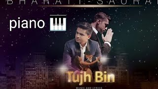 🩷tujh bin piano video [upl. by Hildegaard]