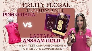 PARFUMS DE MARLY ORIANA💕🍨🍊VS LATAFFA ANSAAM GOLDOther DupesFruity Floral Gourmand  Giveaway🎉 [upl. by Marys424]