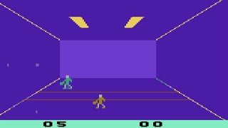 Racquetball Atari 2600 Gameplay [upl. by Fillander757]