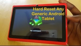 Reset any Generic or Chinese Android Tablet Easy [upl. by Procter]