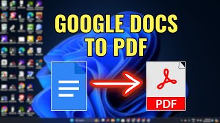 How To Convert Google Docs to PDF EASY [upl. by Maice]