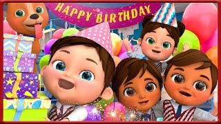 Happy Birthday Song  Kids Party Songs amp Nursery Rhymes  Best Birthday Wishes amp Songs Collection [upl. by Enomis]