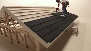 Fixing  Installing Lightweight Roofing Tiling for the Shingle Profile [upl. by Refinne]