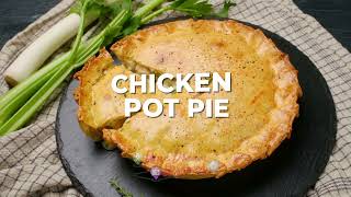 Classic Chicken Pot Pie Recipe [upl. by Ydospahr]