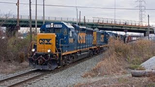 CSXs Philadelphia Subdivision  November 24 2012 [upl. by Adahs]