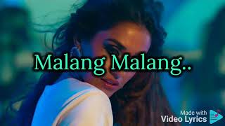 Hui Malang Lyrics Video Malang 2020 Hui Malang with lyrics [upl. by Cavuoto]