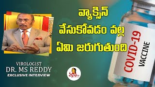 వ్యాక్సిన్ వేసుకోవడం వల్ల ఏమి జరుగుతుంది  Virologist Dr MS Reddy Exclusive Interview  VanithaTV [upl. by Alessandro89]