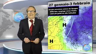 Meteo 21 gennaio3 febbraio Arriva linutile anticiclone Azzorre poi una fase appena invernale [upl. by Scotty]