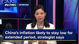 Chinas inflation is likely to stay very low for an extended period strategist says [upl. by Elyn]