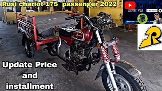 Rusi Chariot 175 Passenger 2022 Update Price and Installment [upl. by Aytac885]