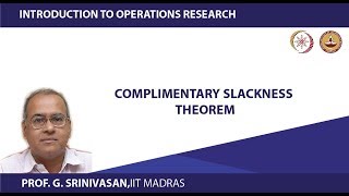 Complimentary slackness theorem [upl. by Annah]