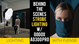 Flash with the POWERFUL Godox ad300 pro  Behind the Scenes Photography with YvensB [upl. by Herminia69]