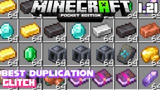 Minecraft New Pocket Edition Ultimate amp Op Duplication Glitch 12144 [upl. by Manoop]