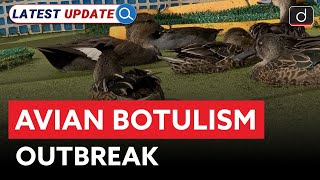 Avian Botulism Outbreak  Latest Update  Drishti IAS English [upl. by Zelle837]