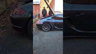 V6 twin turbo swapped Porsche Cayman [upl. by Yarahs]