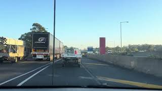 Australian Highways Sydney to Brisbane via M1 Pacific Motorway 🛣️ Toll Free [upl. by Ttik]