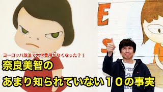 【10分で解説】奈良美智のあまり知られていない１０の事実【偉人伝】yoshitomo nara [upl. by Aneres491]