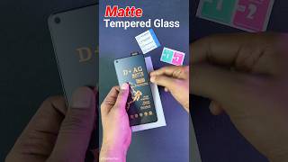 Matte Tempered Glass Screen Protector matte glass realme motorola samsung shorts shortvideo [upl. by Xad546]