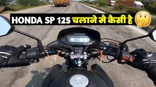 Honda Shine Sp 125 Full Ride Review  2024 2025 Bike On Road  Sp 125 Bs7 Model [upl. by Enaled]