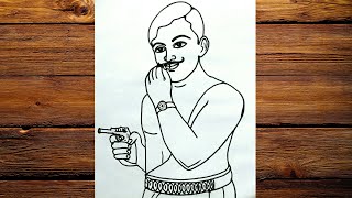 chandra shekhar azad drawing [upl. by Yahsel501]