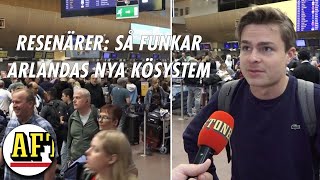 Resenärer Så funkade Arlandas nya kösystem [upl. by Earahc]