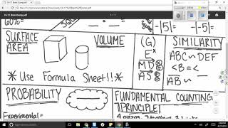 Math 7 SOL Review Sheet Video [upl. by Carmen]