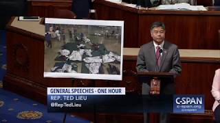 Rep Ted Lieu plays audio from detention center on House floor CSPAN [upl. by Ledarf936]