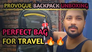 Provogue Mens Backpack Review And UnboxingBest Backpack Under 500 Best Travel Backpack🔥🔥🔥🔥 [upl. by Jenette374]