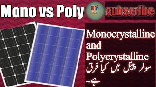 Mono vs Poly Solar Panels [upl. by Eidoj]