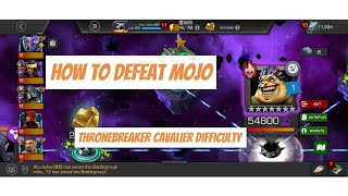 How to Defeat Mojo Thronebreaker Cavalier Difficulty please subscribe [upl. by Marleen]