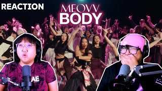 MEOVV BODY PERFORMANCE MV  STUDIO CHOOM  REACTION [upl. by Oiril]