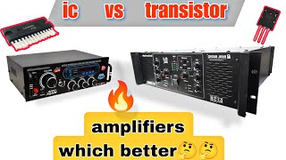 ic vs transistor based amplifiers [upl. by Riebling]