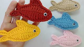 LLAVERO PECECITO 🐟🐠 Tejido a Crochet paso a paso [upl. by Chuck319]