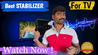 Best Stabilizer for your Smart LED TV  V Guard Voltino digi plus 4A TV stabilizer for upto 75 inch [upl. by Oilasor]