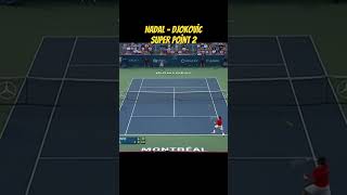 Nadal  Djokovic Super Point [upl. by Aselehc]