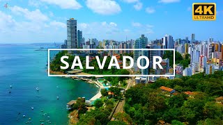 Salvador Brazil 🇧🇷  4K Drone Footage [upl. by Dirrej737]