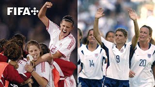 Canada v USA Highlights  2003 FIFA Womens World Cup [upl. by Akinehs]