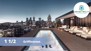 219101 rue Peel Montréal  Brand new condo for rent in Griffintown VIRTUAL VISIT [upl. by Pablo]