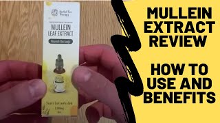 Mullein extract review how to use and benefits [upl. by Pesek]