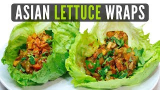 Asian Lettuce Wraps Veganized  Healthy on a Budget [upl. by Lucania825]